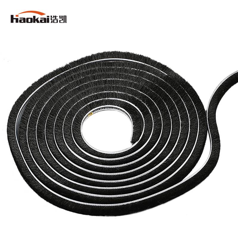 Silicone Rubber Quarter Window Weatherstrip Weather Stripping For Zhuomei Seal Pilebrush Strip Self Adhesive